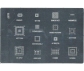 Набор трафаретов BGA для Nokia C5/C6/X2 (A409), 00013278 - вид 1